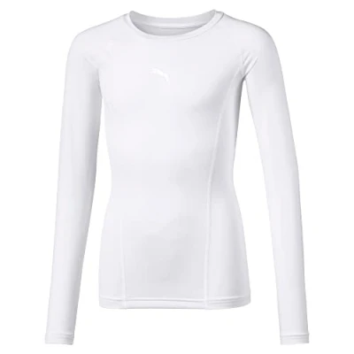 Image of PUMA Liga Kid&#039;S Baselayer Tee Ls Jr,PUMA White,176