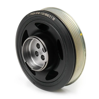 Image of 11237643074, 11237643074S1, 11238584913, 11238584913S1, 11239888682 Crankshaft Pulley FEBI BILSTEIN 175188 6PK 157mm with bolts/screws