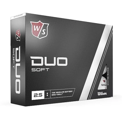 Image of Wilson Staff Golf Balls, Duo Soft, Two Piece Ball, 12 White