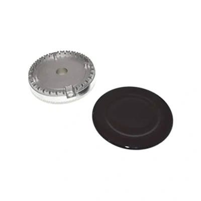 Image of Ufixt Fits Universal Cooker Oven Gas Hob Burner Base and Cap Set 100mm