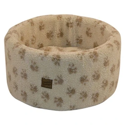 Image of Danish Design Cat Cosy Paw Print Bed