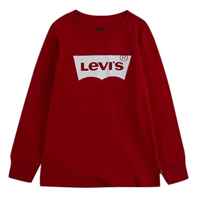 Image of Levi&#039;s Kids l/s Batwing Tee Boys, Red, 3 Years