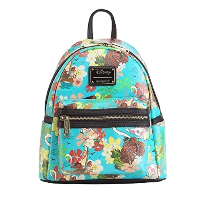 Image of Loungefly Disney Moana Floral Mini Backpack,