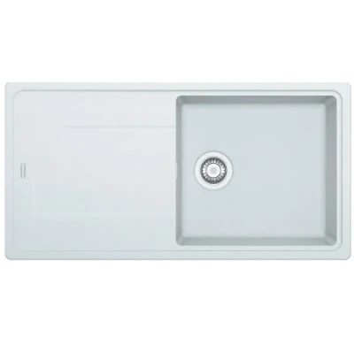 Image of Franke Gemini GMD611WH 1.0 Bowl Tectonite Reversible White Kitchen Sink