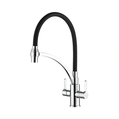 Image of Ibergrif, Pull Out Kitchen Tap, Sink Mixer with Flexible Spout