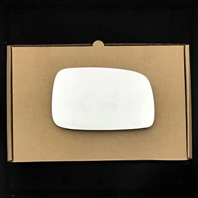 Image of Fits Toyota Corolla Verso 2004 to 2008 Wide Angle Wing Mirror Glass RIGHT HAND ( UK Driver Side )