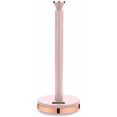 Image of Tower Cavaletto Tabletop paper towel holder Pink