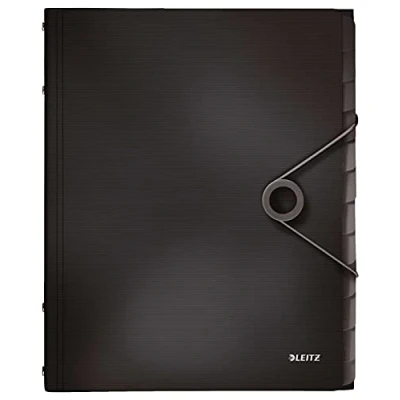 Image of Leitz Solid Index File Polypropylene A4, 12 Compartments Fächer Black