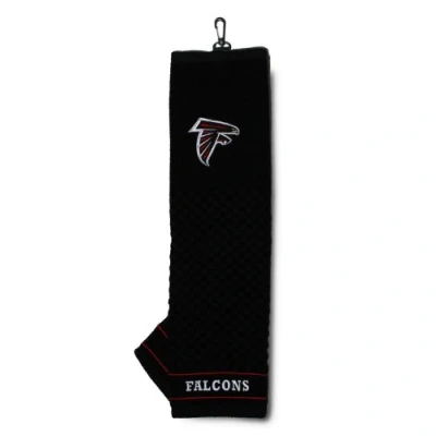 Image of Team Golf NFL Atlanta Falcons Embroidered Towel Towel, Checkered Scrubber Design, Logo