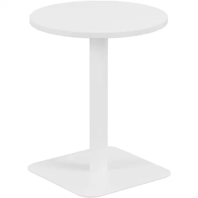 Image of Vivace 600mm Mid Table White Top and Legs Ref CH2684WHWH