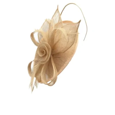 Image of A2ZUKFashion Ladies Headband Clip Hat Girls Gauze Sinamay Fascinator Wedding Race Royal Ascot Party