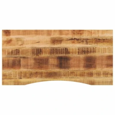 Image of vidaXL Solid Mango Wood Desk Top for Office Desk/Dining Table 110x50x2.5 cm Rustic Brown Replacement