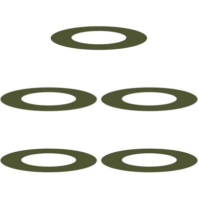 Image of vidaXL Olive green Planter Ceramic Large Decorative Inlays