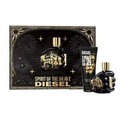 Image of Diesel Spirit Of The Brave 50ml Eau De Toilette + 100ml Shower Gel Gift Set