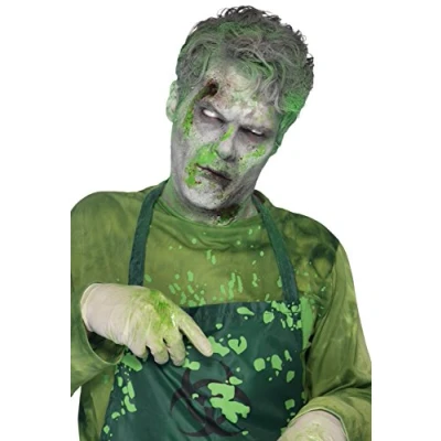 Image of Smiffys Make Up FX, Monster Ooze Blood, Green 29.57ml/1 US fl.oz, Cosmetics and Disguises Fancy Dress, Zombie Dress &amp; Disguises.