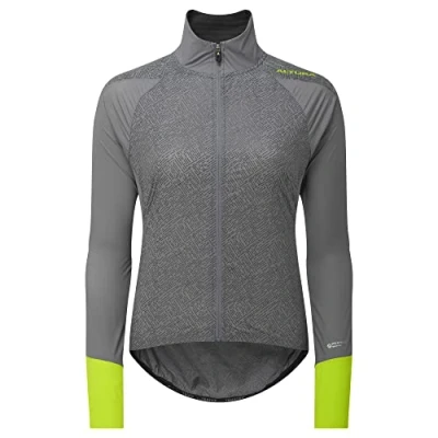 Image of Altura Womens Icon Rocket Windproof Water Repellent Packable Cycling Jacket Charcoal 8