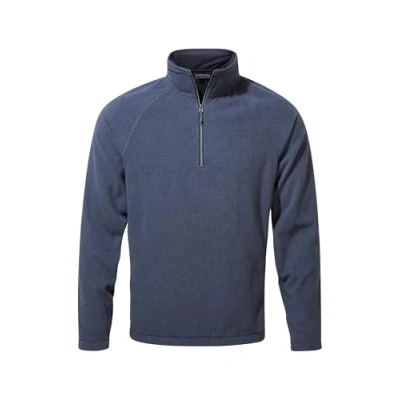 Image of Craghoppers Mens Corey Half Sleeve Fleece Pullover Sweater, Black, 4XL EU