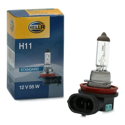 Image of YY04500835812 Light Bulbs HELLA 8GH 008 358 121 12V 55W TOYOTA: Avensis III Saloon, Estate, Verso, FORD: FIESTA 7