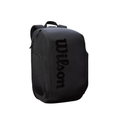 Image of WILSON Sporting Goods Tennis Bag, Black, No Size (WR8010801001), Dimensions: H20 x W14 D10, Super Tour Pro Staff