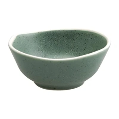 Image of Olympia Chia Dipping Dishes in Green Porcelain 80(пїЅ) mm 70ml 2.5 Oz 6 pc