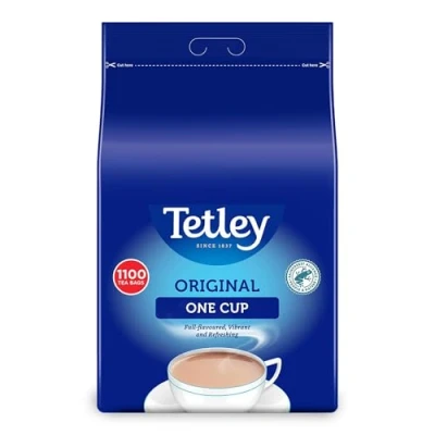 Image of Tetley One Cup Tea Bags Catering Pack (Pack of 1100)