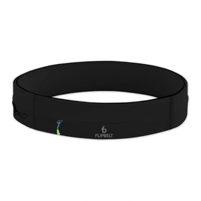 Image of FlipBelt Zipper Running Belt for Phone and Small Accessories, Exercise Waist Pouch Women Men, L, Black