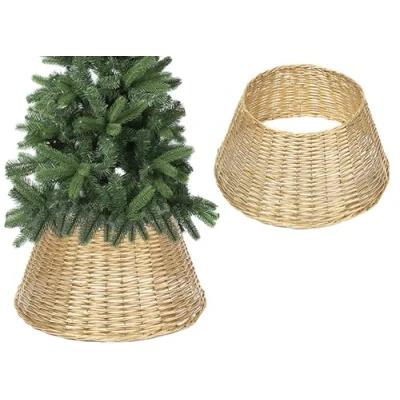 Image of Toyland® Willow Tree Skirt Base Cover Christmas Decoration (56CM, GOLD)