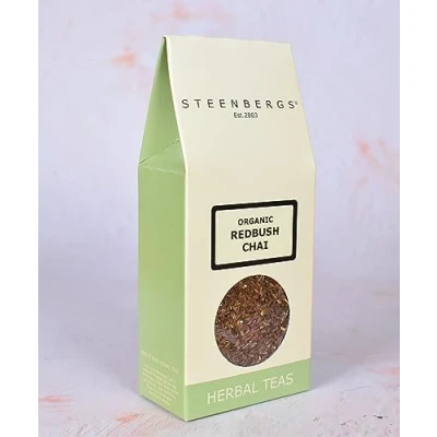 Image of Steenbergs Organic Redbush Chai 90g , Loose Leaf