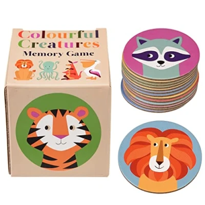 Image of Children&#039;s Colourful Creatures Memory Game (24 Pieces)