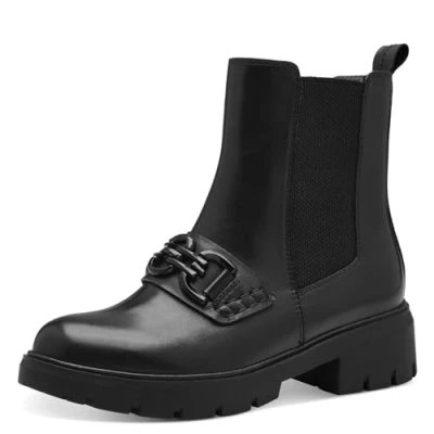 Image of Tamaris Comfort Women&#039;s Chelsea 8 85419 43 Boot, Black, 7.5 UK