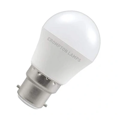 Image of Crompton LED Round Thermal Plastic 5.5W 6500K BC B22d