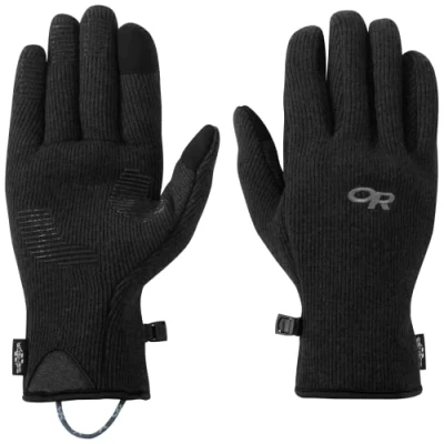 Image of Outdoor Research Men&#039;s Flurry Sensor Cold Weather Gloves (Black, Small)