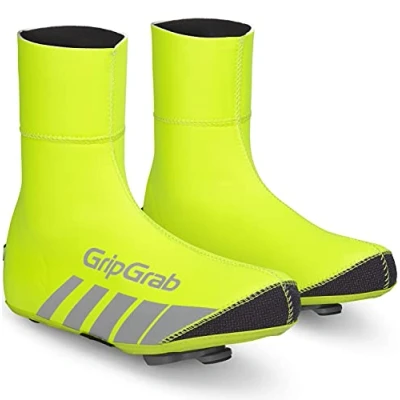 Image of GripGrab RaceThermo Hi Vis Waterproof Winter Road Shoe Covers