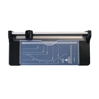 Image of Cathedral Products A4 Rotary Paper Trimmer Cutter with Metal Base 320 x 157mm Cutting Table
