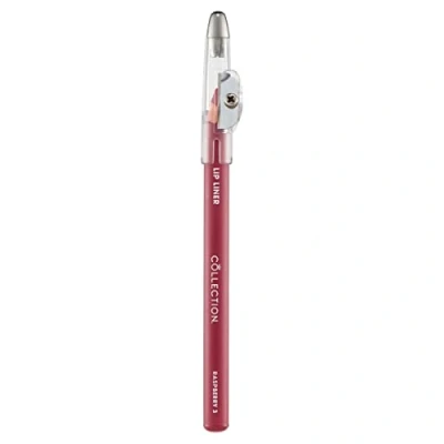 Image of Collection Cosmetics Long Lasting Lip Liner Pencil with Sharpener, Raspberry