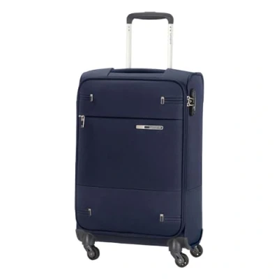 Image of Samsonite Base Boost Spinner S (Length: 35 cm) Hand Luggage, 55 cm, Litre, Blue (Navy Blue)