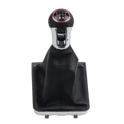Image of WUYDKEL Car Gear Shift Knob Compatible with VW for Passat B6 2005 2011 5 6 Speed Manual Gaiter Boot Lever Stick Pen Cover Styling(5 SPEED)