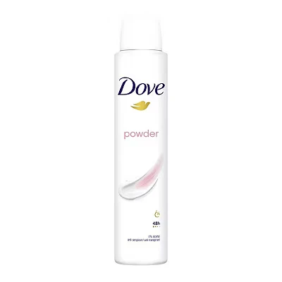 Image of Dove Powder with moisturising cream Anti perspirant Deodorant Spray for 48 hours of protection 200ml