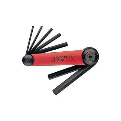 Image of Bahco BE 9776 Hexagon Offset Screwdriver Set, Red/Black