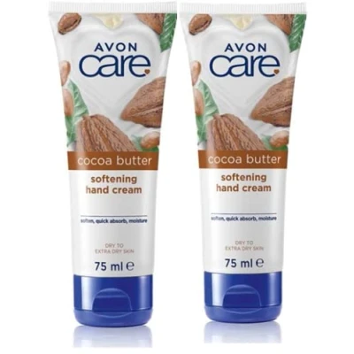 Image of Avon Care Cocoa Butter Softening Hand Cream Pack of 2