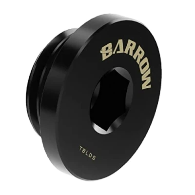 Image of Barrow G1/4 Hex Blank Plug Black
