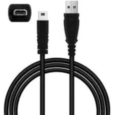 Image of Replacement Compatible Panasonic USB cable for Lumix DMC TZ61, TZ40, TZ70. ZS19 Digital Camera