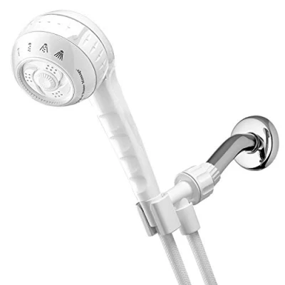 Image of Waterpik Shower Head with Handheld Spray 1.8 GPM Original Massage, White, SM 451E