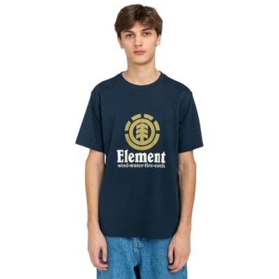 Image of Element Vertical Print Tshirt, Men&#039;s, Size: Small, Black