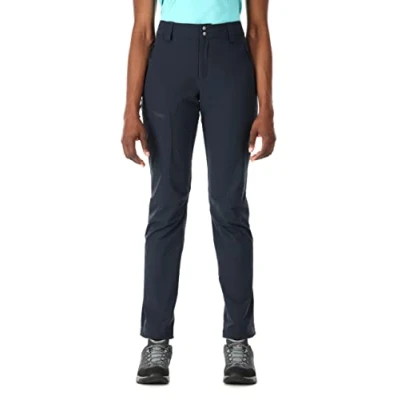 Image of Rab Women&#039;s Incline Pants Lightweight Breathable Trousers for Hiking, Trekking, &amp; Climbing Beluga Medium