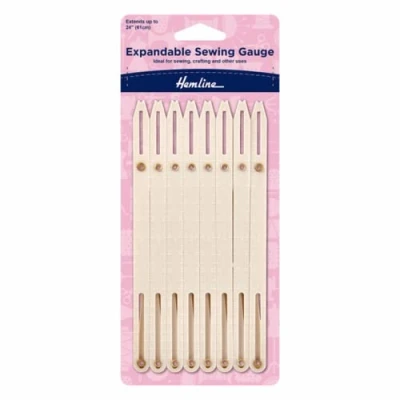 Image of Hemline Expandable Sewing Guage Measuring Marking Tool