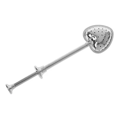 Image of Stainless Steel Heart Shaped Tea Infuser Loose Spoon Strainer