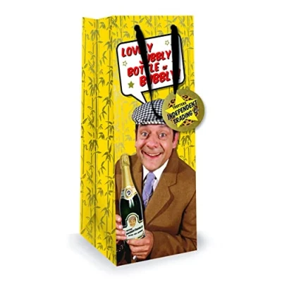 Image of Only Fools &amp; Horses Bottle Gift Bag, Birthday Official Merchandise Recyclable Officially Licensed Bag