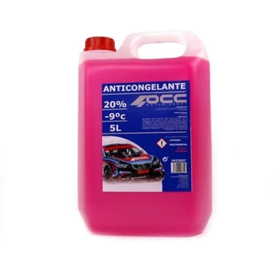 Image of OCC MOTORSPORT PINK ANTIFREEZE 20% 9ºC 5 LITRES