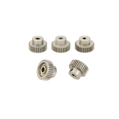 Image of DollaTek 5PCS 64DP 31T 32T 33T 34T 35T Pinion Motor Gear Combo Set for 1/10 Rc Car Brushed Brushless